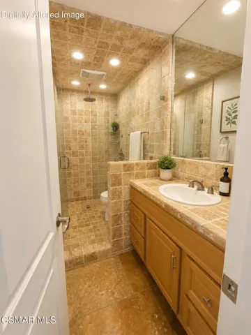 virtually staged bathroom
