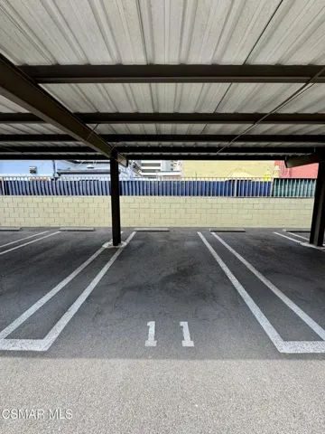 covered parking space