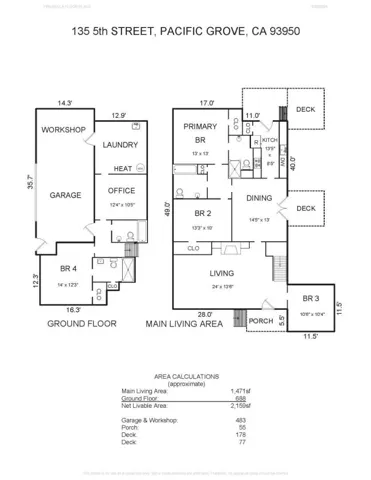 135 5th Street, Pacific Grove, California 93950