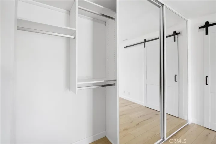 Master closet- nice built ins