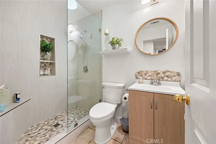 Just-added downstairs full bathroom