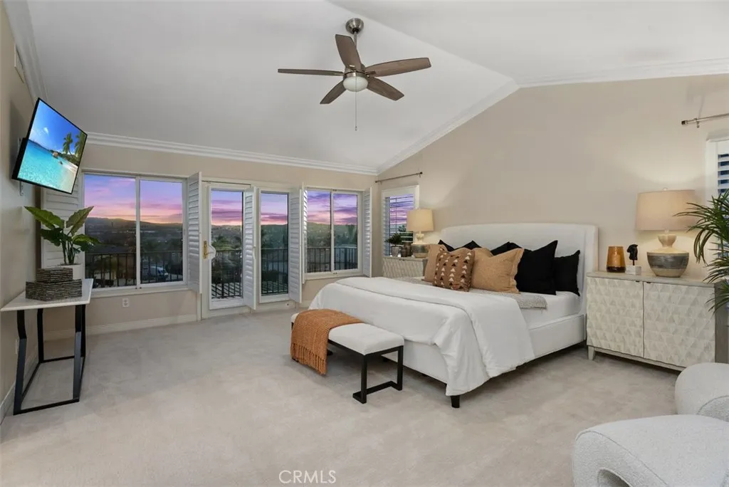 Primary Bedroom with panoramic views