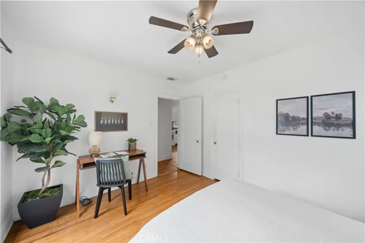 Back bedroom offers a comfortable place to work from home.
