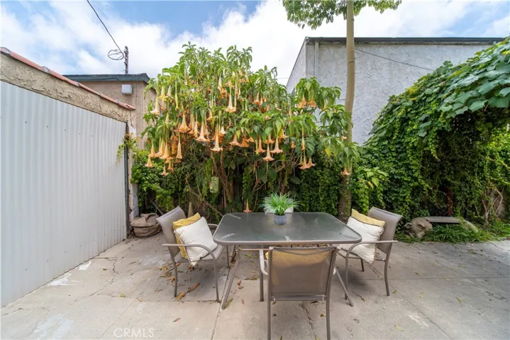 Outdoor dining.
