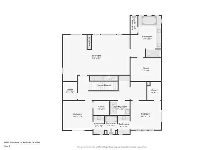 5802 E Treehouse, Anaheim, California 92807