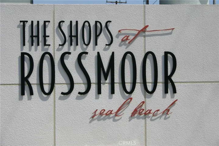 Nearby shopping at The Shops at Rossmoor, Seal Beach
