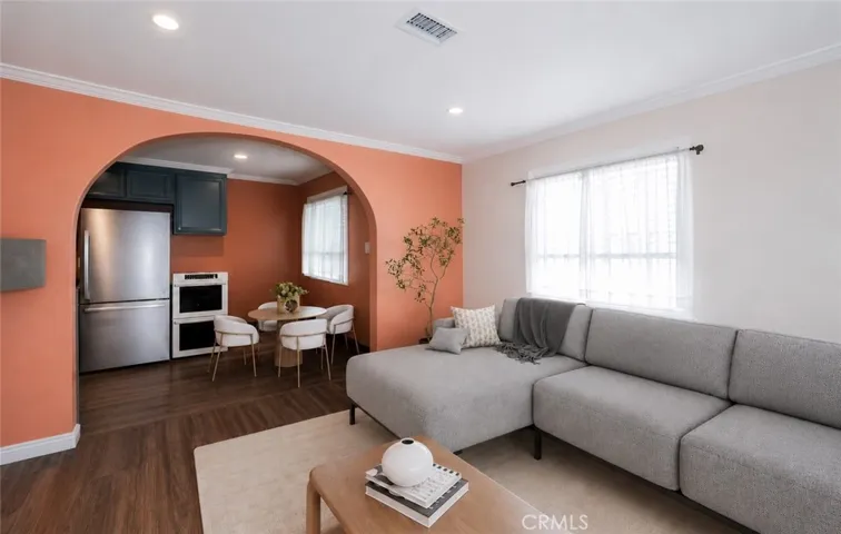 Virtually Staged Living Room