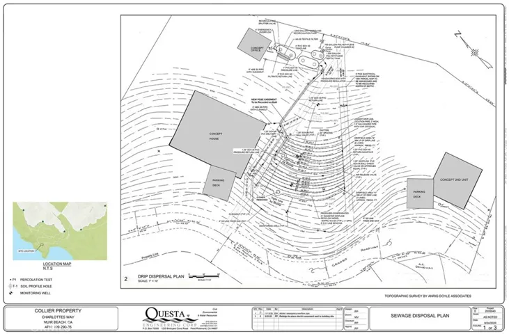 Septic design - buildings conceptual, subject to approval
