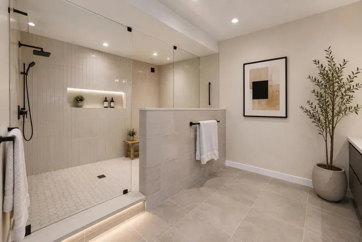PRIMARY BATH-VIRTUALLY REMODELED