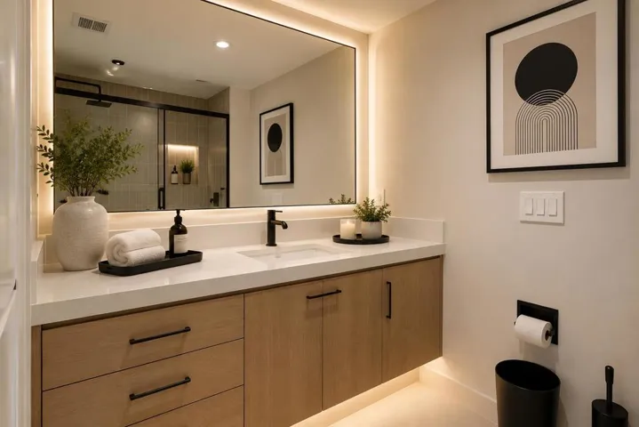 GUEST BATHROOM- VIRTUALLY REMODELED