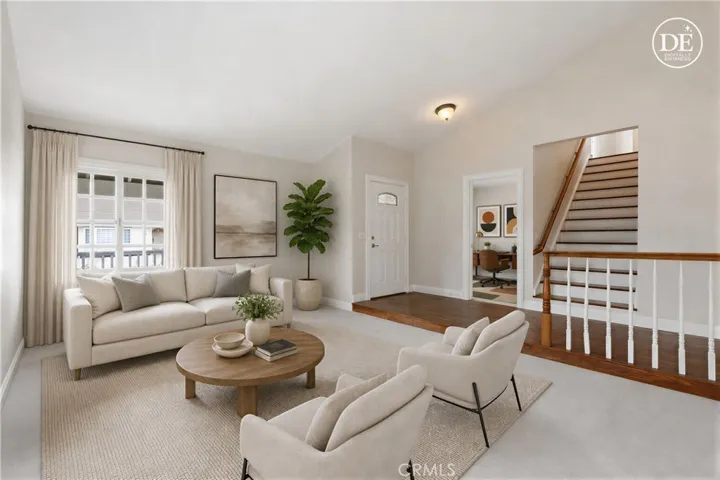 Living Room Digitally Staged/Enhanced