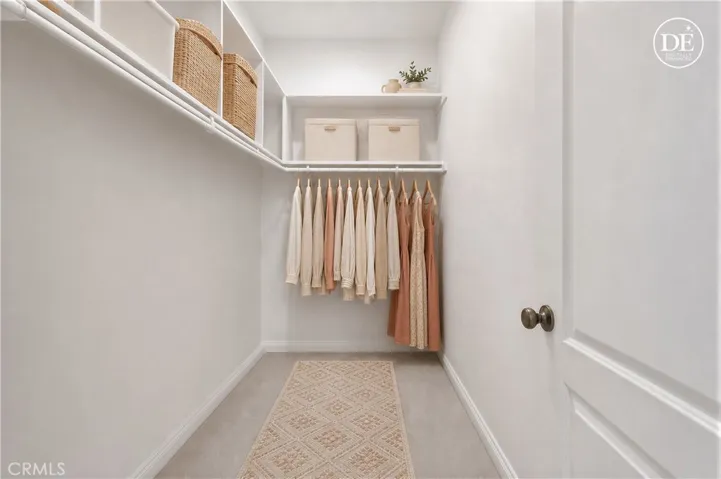 Upstairs Closet Digitally Enhanced/Staged