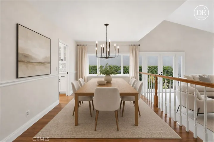 Dining Room Digitally Enhanced/Staged