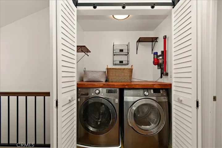 Laundry upstairs w all bedrooms