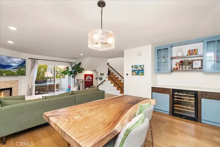 Dining and living room