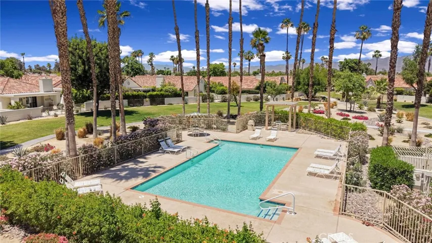 One of the multiple community pools