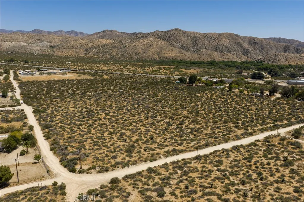 perspective at corner of Macelle and West w/ Morongo Preserve in the distance