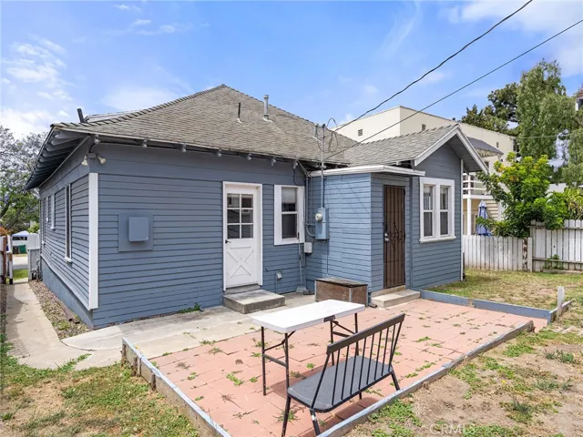 Back of front house
