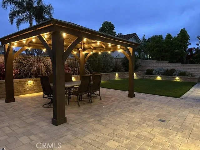 Rear Gazebo Night