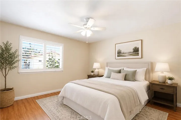 Staged photo. Attached Separate Dwelling One Bedroom.