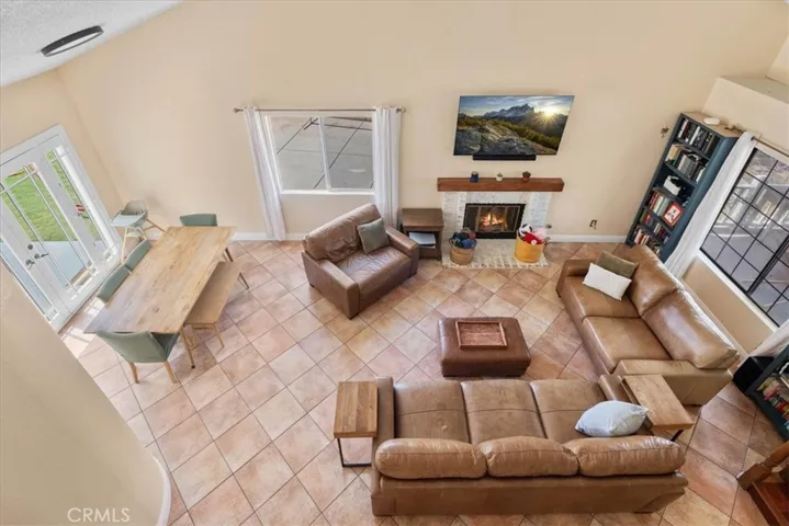 arial view from top of stairs