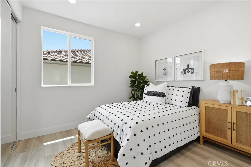 Comfortable guest accommodations with abundant natural light.