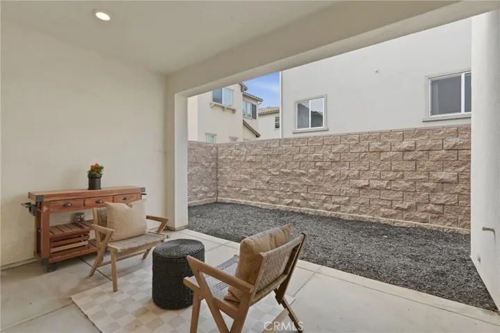 Private outdoor space designed for dining, entertaining, and enjoying Southern California's year-round climate.