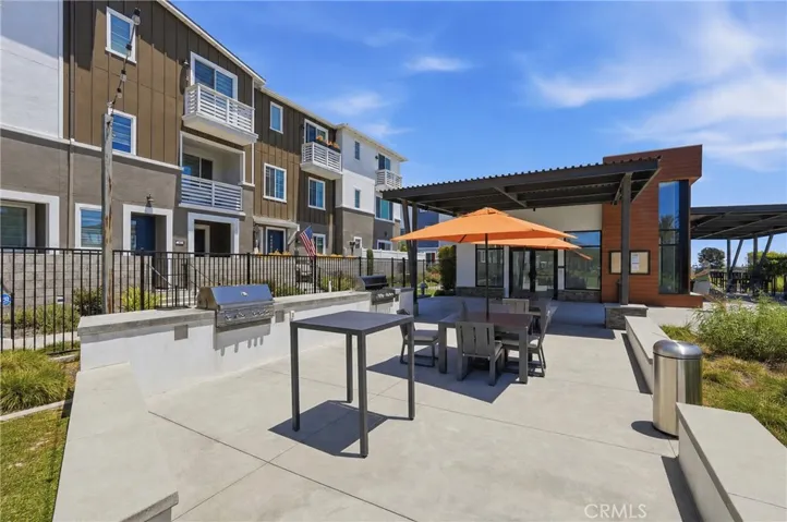 Outdoor gathering areas designed for entertaining and connecting with neighbors.