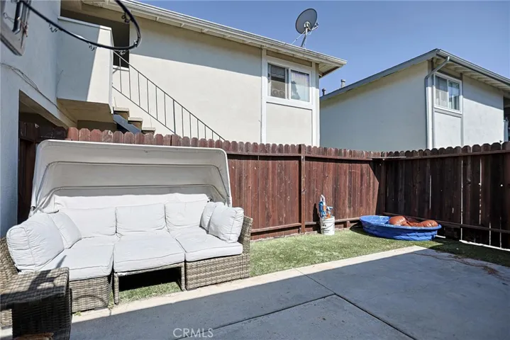 Unit #1 backyard