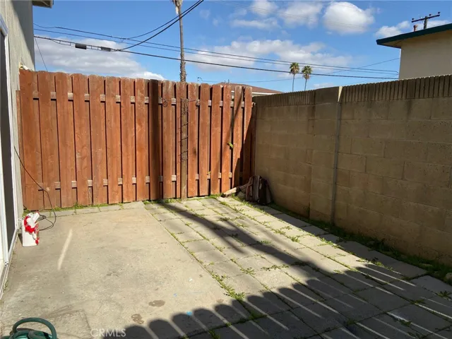 Unit #2 backyard