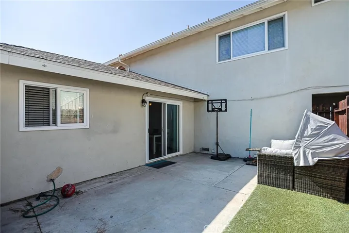 Unit #1 backyard