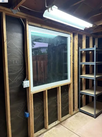 Inside of shed