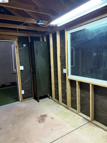 Inside of shed