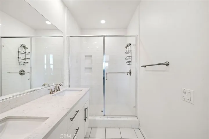 Master bathroom. Large walk in shower
