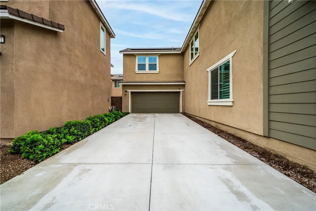 Driveway and Garage