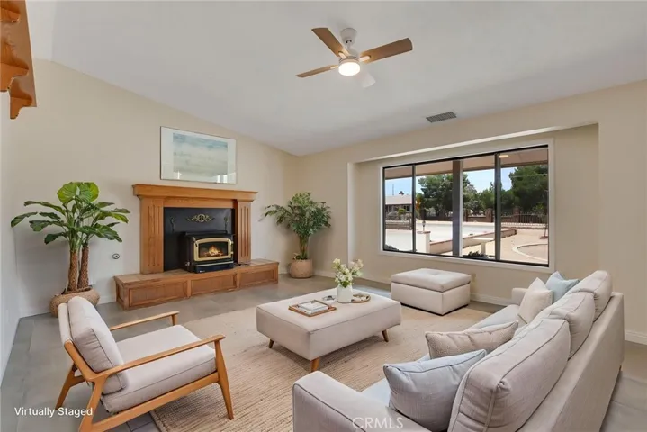 Virtually staged to illustrate potential furniture placement.