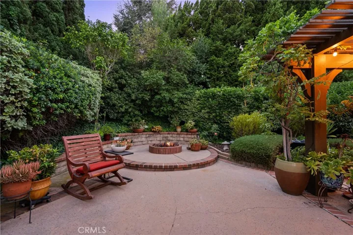Backyard firepit