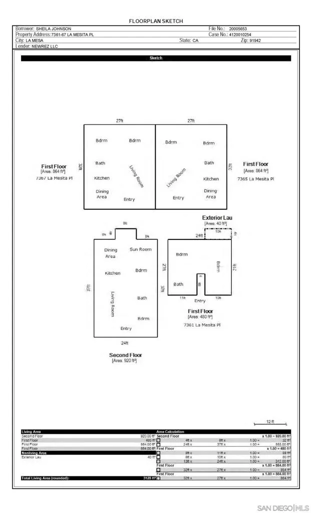 FLOORPLAN FOR ALL 3 UNITS