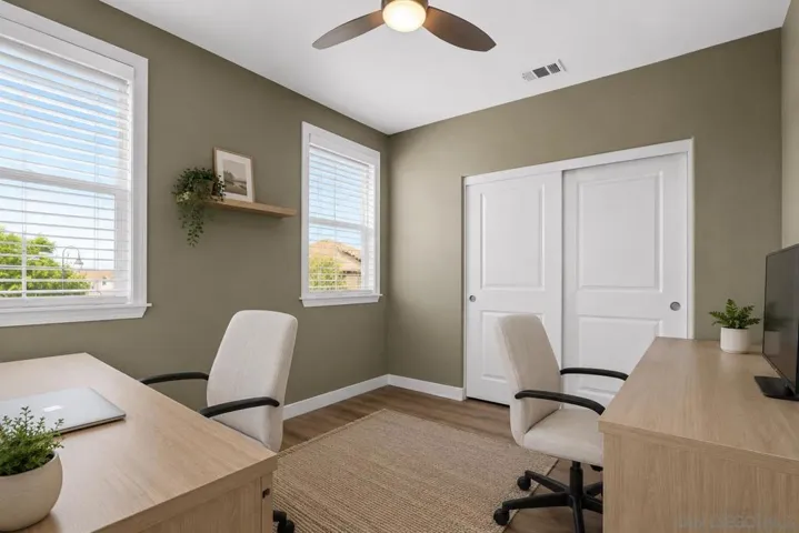 Digitally removed furnishings and decor.