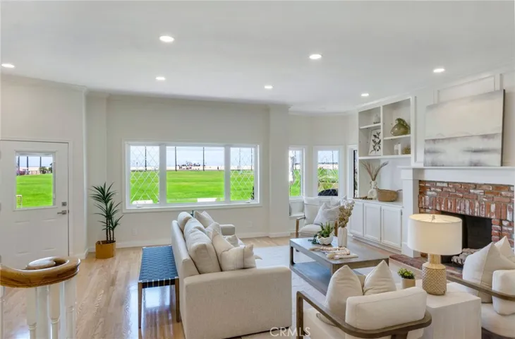 Charming interior architecture set against a stunning backdrop of fabulous panoramic ocean, park and sunset views