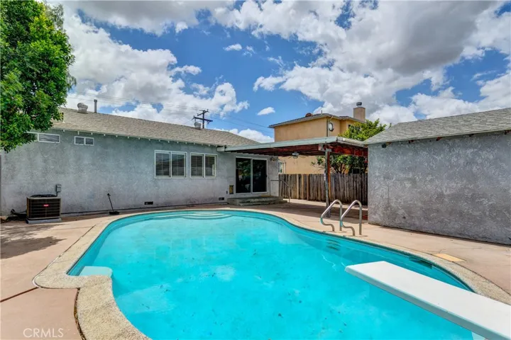 Pool View / Rear of Home/Covered Patio