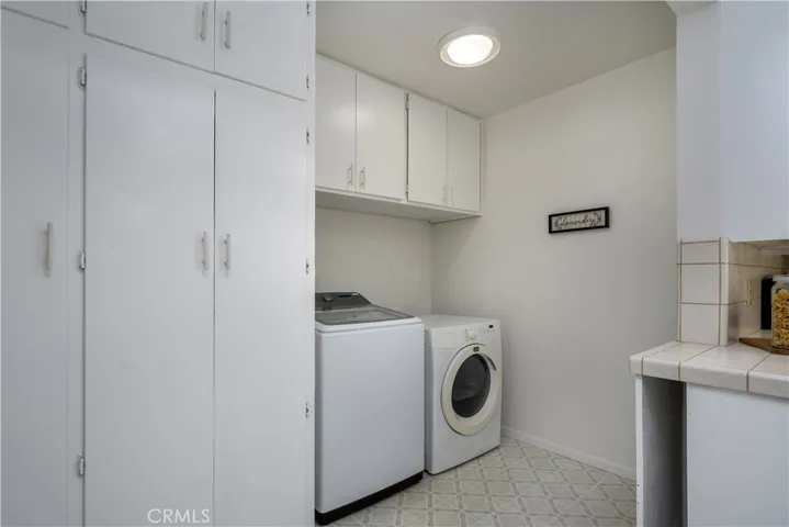 Inside Laundry & Storage