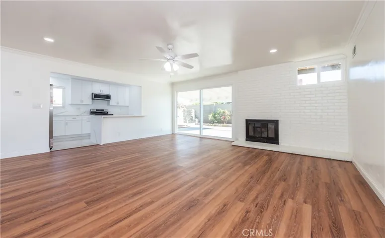 Kitchen Open to Living Room