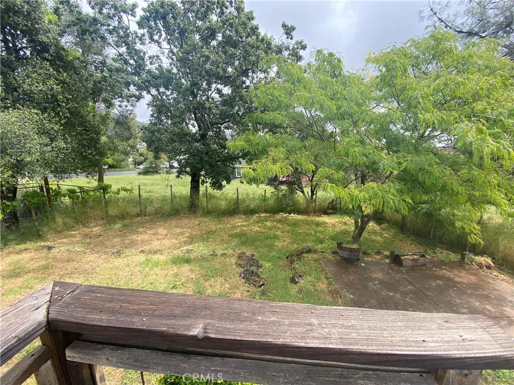 Back yard.
