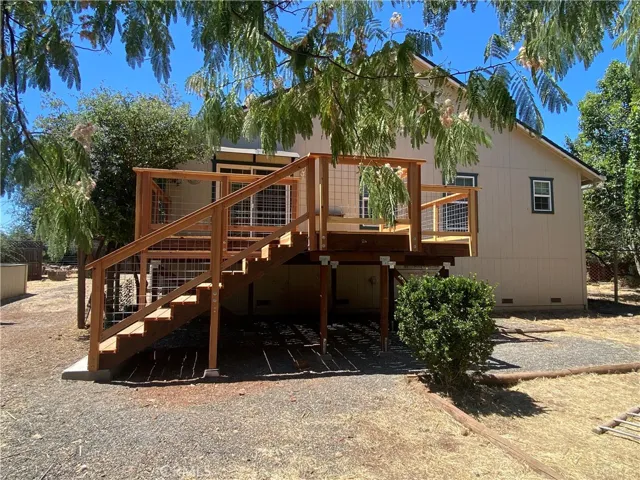 Rear of house.