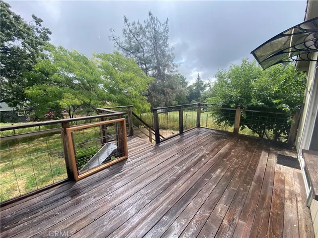 Back deck.