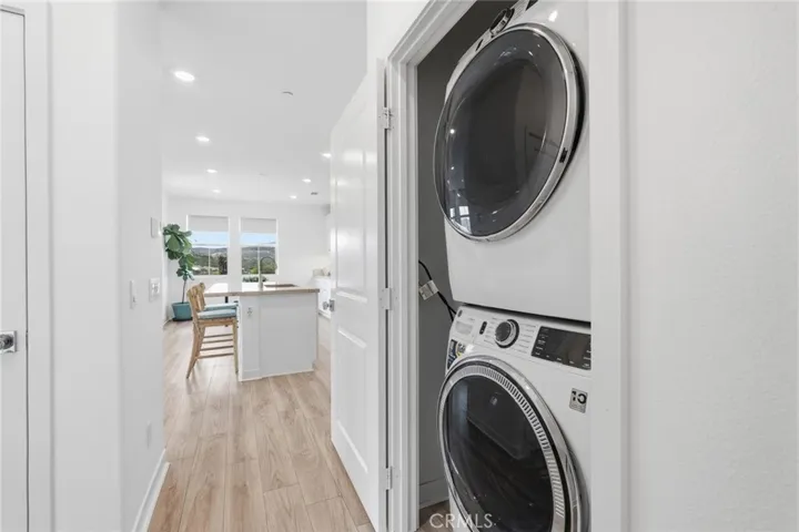Included Stackable Washer and Dryer