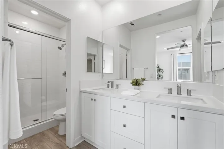 Primary Bathroom with step in shower