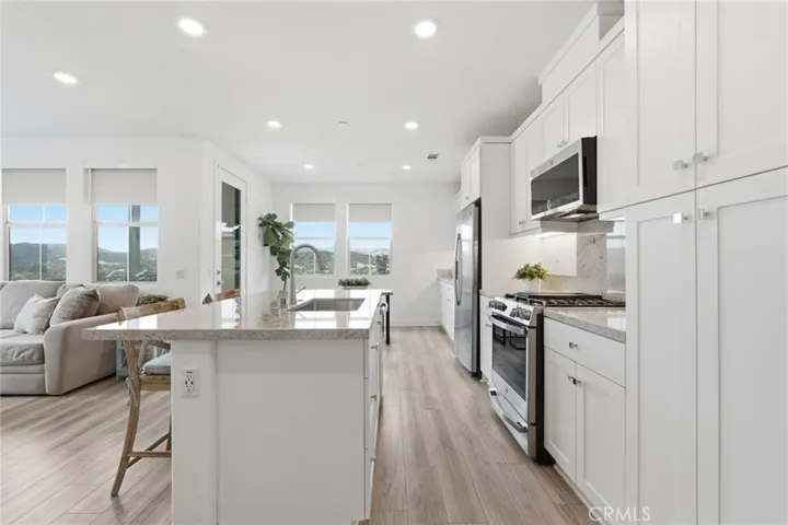 Kitchen Island Looking toward Dining Room
