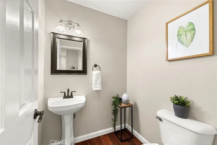 Downstairs guest half bath